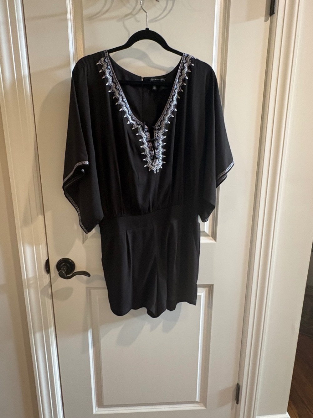 WHBM black 12 p romper